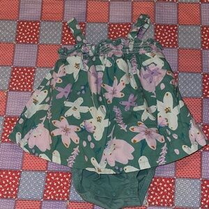 Carter's Multicolor Baby Dress with Bloomers